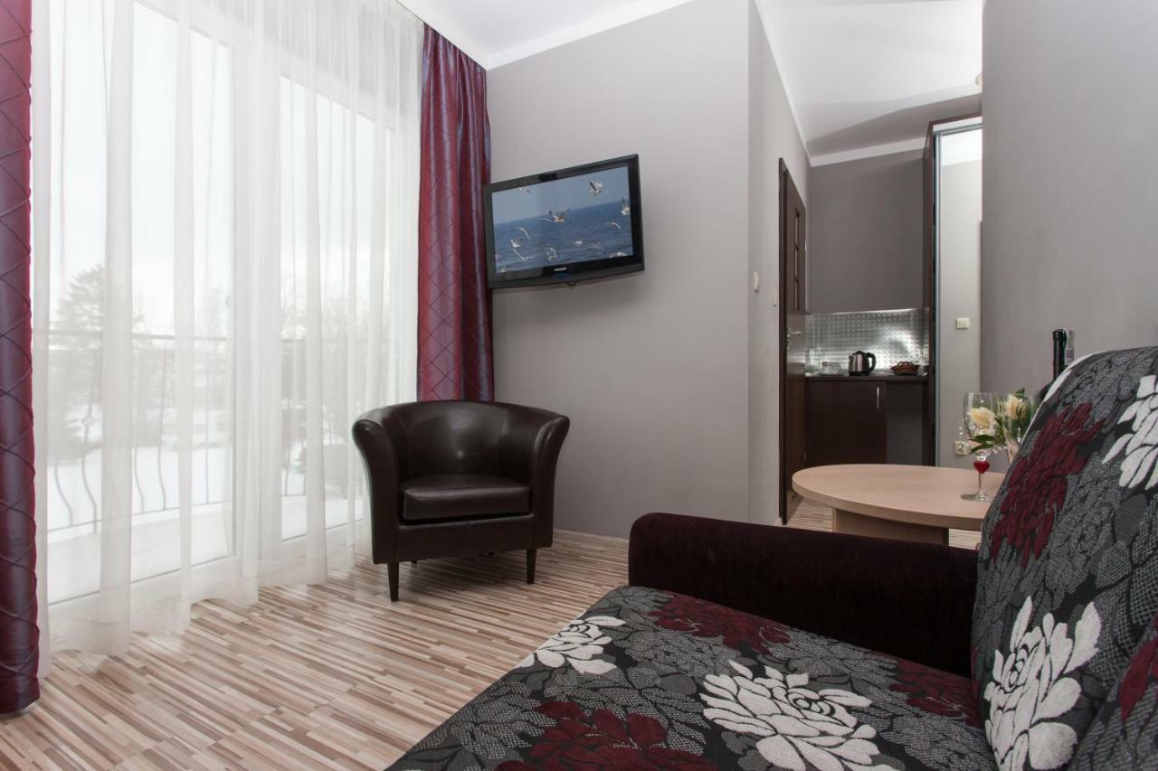 Ferienwohnung Na Bialej Rewal Exterior foto